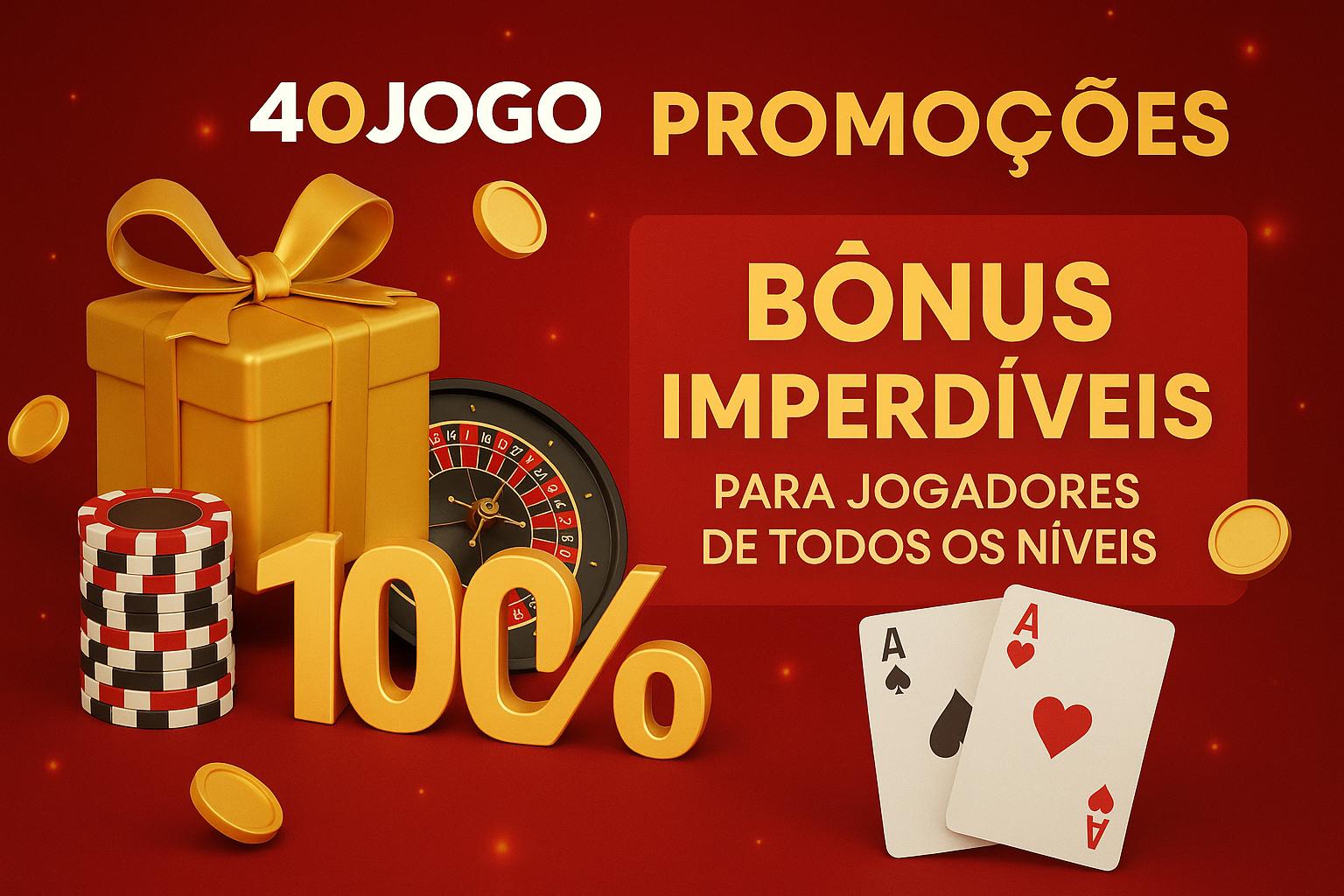 O bônus promocional 40JOGO é uma ótima maneira de começar sua aventura