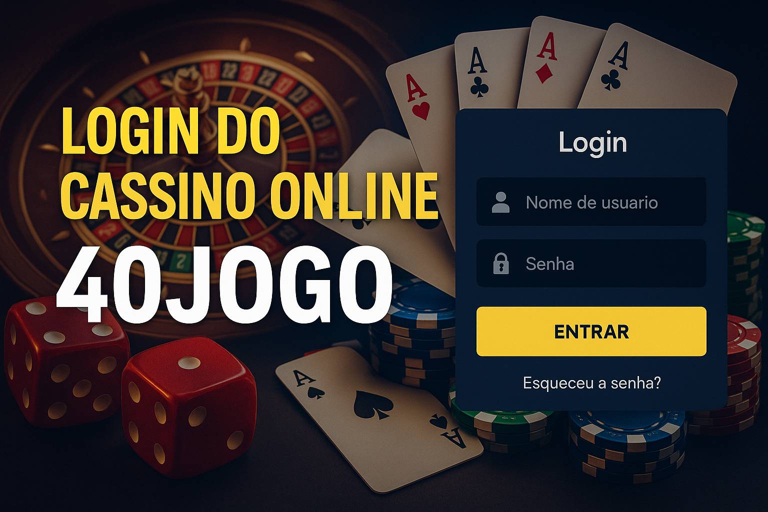 Login no Cassino 40JOGO